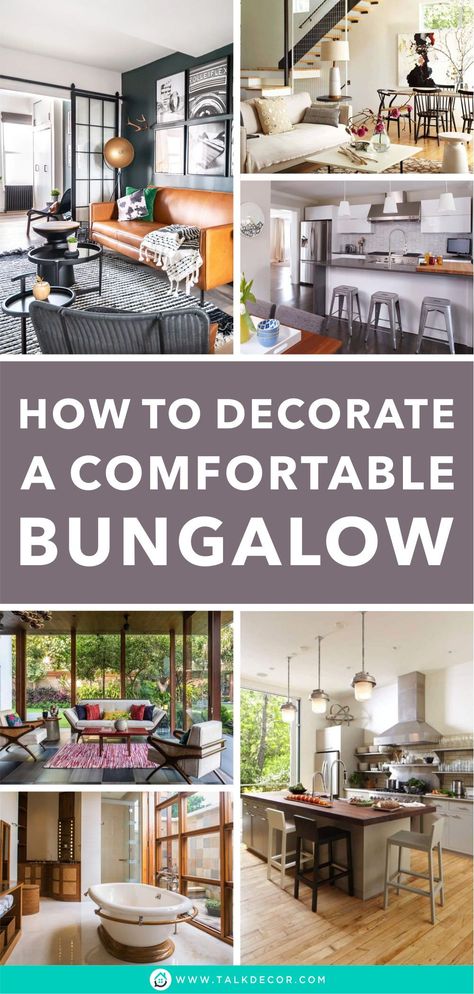 Bungalow should be a cozy place for you. That’s why the decoration should be considered well so that all your needs for the bungalow can be fulfilled. Although only in a small space, you can make it to be a comfortable place. #bungalow #decoration #interior Decorating A Bungalow Style Home, Bungalow House Design Interiors, Small Bungalow Interior, Small Bungalow Homes Interior, Bungalow House Interior, Bungalow Homes Interior, Bungalow Style Interior, Modern Bungalow Interiors, Bungalow Interior Ideas