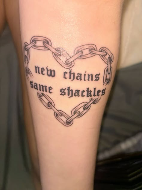 $ui̇ci̇deboy$ Tattoos Lyrics, $ui̇ci̇deboys Tattoo, Love Now Cry Later Tats, New Chains Same Shackles Tattoo, Greyfivenine Tattoo, Uicideboy Tattoos, Sb Tattoo Ideas, Grey 59 Tattoos, Sui̇ci̇deboys Tattoo Ideas