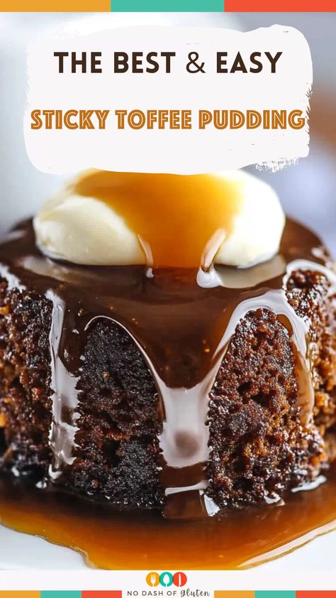 Sticky Toffee Pudding Easy, Sticky Toffee Pudding Recipe, Toffee Pudding Recipe, Desserts Pudding, Sticky Toffee Pudding Cake, Sticky Pudding, Easy Toffee, Toffee Cake, British Desserts