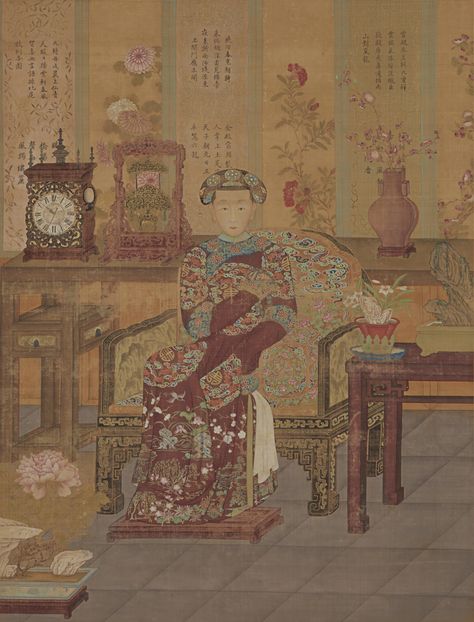 Qing Dynasty Art, Gala Themes, Chinese Warrior, Ancient Chinese Art, Chinese History, Coat Of Arm, Ancient China, Qing Dynasty, Chinese Painting