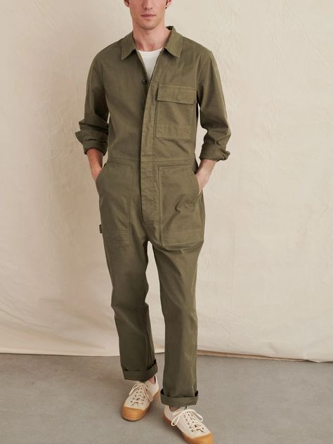 Coverall Outfit, Military Jumpsuit, Mens Coveralls, Mechanic Jumpsuit, Mechanic Coveralls, Coveralls Mens, Military Inspired Fashion, Work Overalls, Being Better