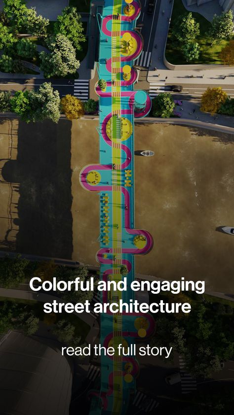 Urban Intervention Architecture, Urban Street Design, 100 Architects, Social Architecture, Social Dynamics, Urban Spaces Design, Streetscape Design, Street Architecture, Urban Playground