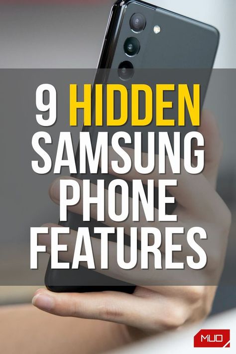 Samsung Galaxy phones have so many features hidden deep in the settings that you might never find them. Here are some of the most useful. Samsung Hacks, Samsung Galaxy Smartphone, Android Phone Hacks, Cell Phone Hacks, Phone Info, Computer Learning, Smartphone Hacks, Galaxy Smartphone, Technology Hacks