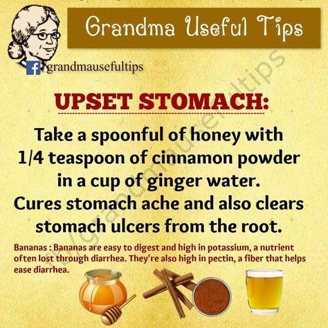 Grandma's love Sick Remedies, Natural Healing Remedies, Home Health Remedies, Upset Stomach, Cold Remedies, Natural Therapy, Homemade Remedies, Natural Health Remedies, Acid Reflux