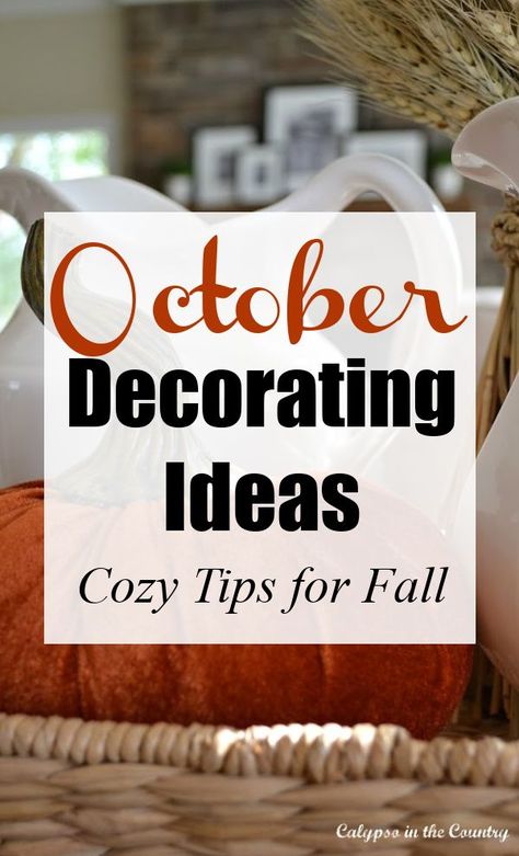 Fall House Decor Indoor, Natural Fall Decor, October Decorations, Fall Bedroom Ideas, Fall Cottage, Fall Vignettes, Cozy Fall Bedroom, Fall Bedding, Month Of October