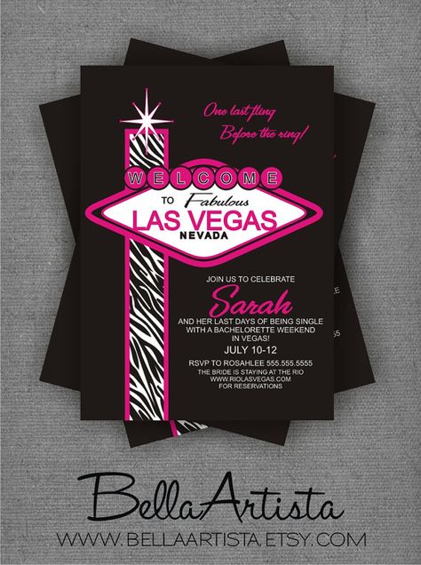 Retro Las Vegas, Black Bachelorette Party, Las Vegas Bachelorette Party, Las Vegas Bachelorette, Vegas Birthday, Hot Pink Zebra, Las Vegas Party, Vegas Bachelorette Party, Las Vegas Sign