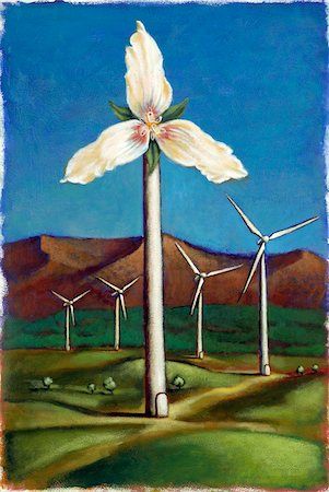 Wind Turbines Art, Pollution Pictures, Wind Drawing, Wind Power Generator, A Level Art Sketchbook, Offshore Wind, Flower Stock, Wind Turbines, Environmental Pollution