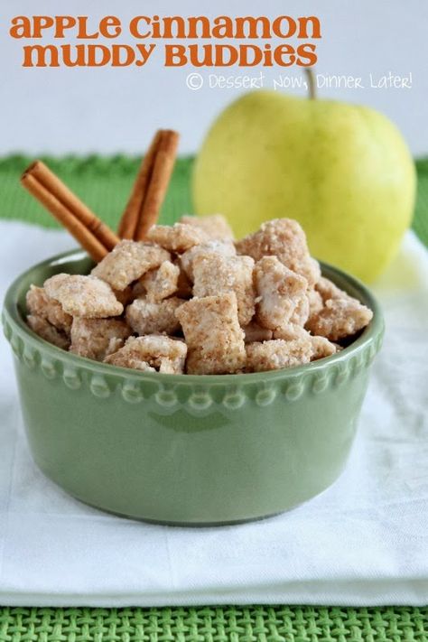 Chex Recipes, Cinnamon Chex, Puppy Chow Chex Mix Recipe, Puppy Chow Recipes, Chex Mix Recipes, Muddy Buddies, Cereal Treats, Snack Mix Recipes, Snack Treat