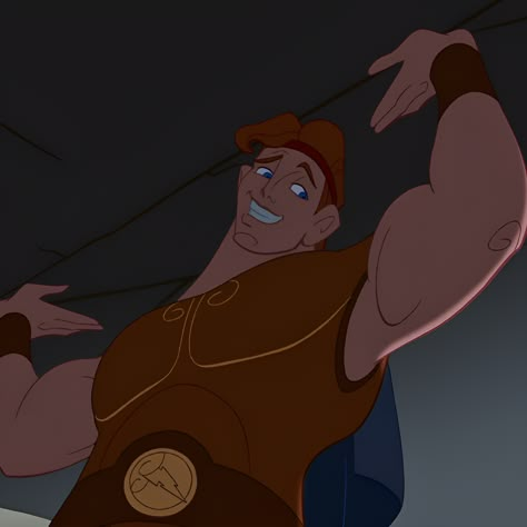 From animated Disney film, “Hercules” (1997). Hercules Screencaps, Hurceles Disney, Hot Disney Characters, Hot Movie Characters, Disney Men Characters, Hear Me Outs Characters, Hear Me Outs, Hercules Characters, Disney Dudes