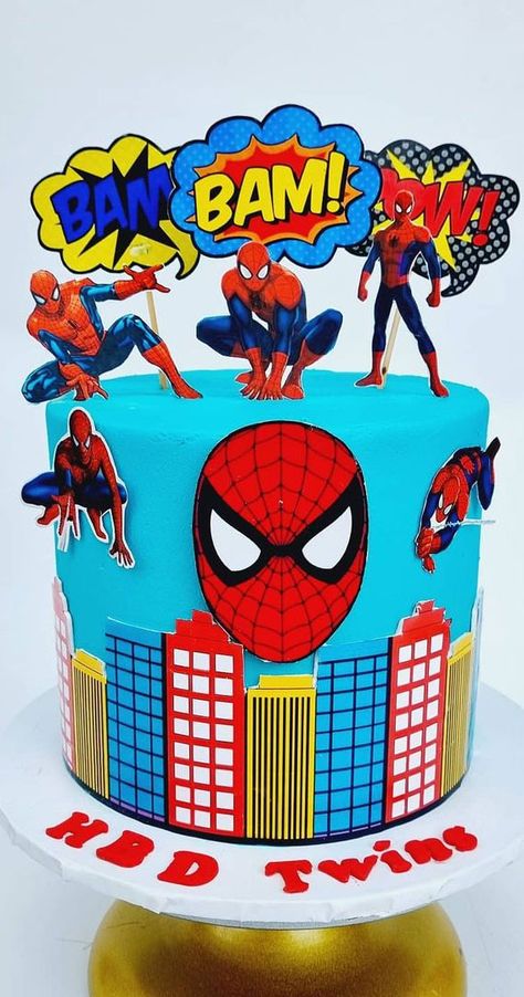 spiderman birthday cake, spiderman birthday cake, marvel cake, children birthday cake, spiderman birthday cake images, spiderman themed cake, spiderman birthday cake ideas, celebration cake children, spiderman cake ideas Cartoon Character Cake Design, Cartoon Theme Cake For Boys, Spiderman Cake Designs For Kids, Character Cakes For Boys, Spiderman Birthday Cake Easy, Spider Man Cakes For Boys, Spider Man Cake Design, Spiderman Fondant Cake, Spiderman Cake Birthday For Kids