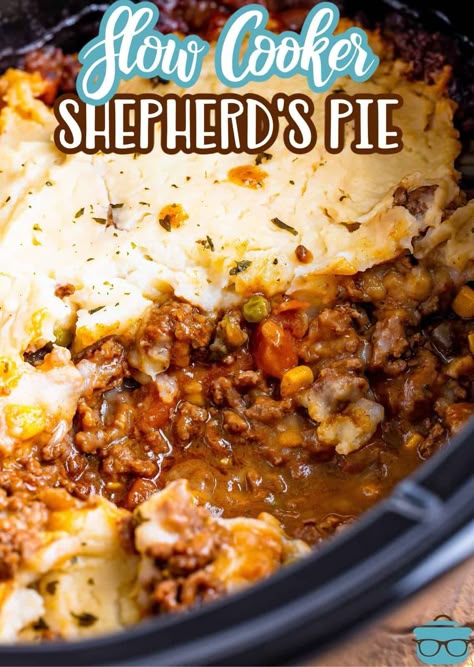 Slow Cooker Shepards Pie, Shepherds Pie Recipe Crockpot, Sheppards Pie Recipe, Shepards Pie Recipe, 2024 Meals, Shepard S Pie, Slower Cooker, Cottage Pie Recipe, Recipe Crockpot