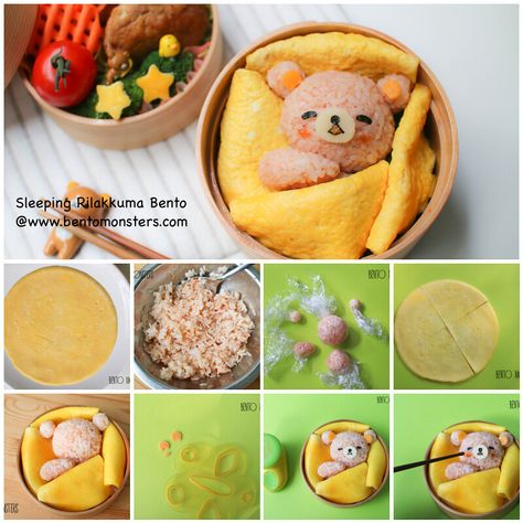 Rilakkuma Bento, Kids Lunch Box Meals, Bento Box Lunch For Kids, Bento Box Recipes, Bento Kids, Japanese Food Art, Japanese Food Bento, Kawaii Bento, Bento Ideas