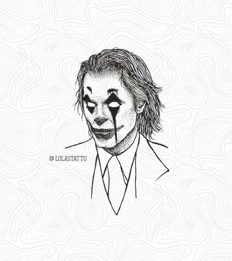 Drawing For Tattoos, Joker Art Drawing, Joker Sketch, Pop Culture Tattoos, Phoenix Drawing, Joker Joaquin, Joker Tattoo Design, Culture Tattoos, Anubis Tattoo