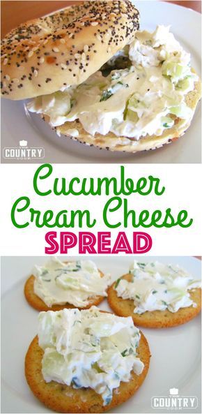 Garden Vegetable Cream Cheese, Vegetable Cream Cheese, Cucumber Cream Cheese, Cream Cheese Spread Recipes, Cheese Spread Recipes, Cream Cheese Spread, Country Cook, Garden Vegetable, The Country Cook