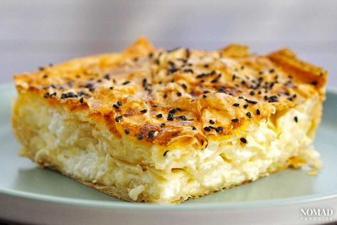 Borek Real Stomach, Burek Recipe, Borek Recipe, Croatian Cuisine, Greek Recipe, Macedonian Food, Bosnian Recipes, Armenian Recipes, European Recipes