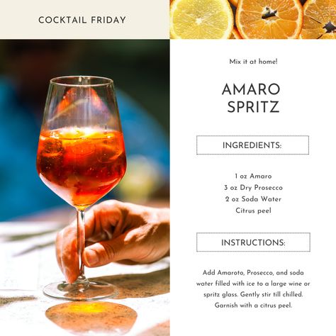 Spritz away the summer heat 🥂⛱️ It's National Prosecco Week, and we're ready to toast to the Italian art of Aperitivo! ⁠ ⁠ This Amaro Spritz brings a taste of Italy to your summer days 🍹 Prosecco adds fruity flavour and crisp acidity to our favourite pre-dinner and brunch cocktails! ⁠ ⁠ Try it this Long Weekend and pick up a bottle of Col Sandago Prosecco DOC Brut. Now only $18.99 (save $5) until July 7th! Amaro Spritz, Brunch Cocktails, Italian Art, Summer Heat, Long Weekend, Summer Days, Toast, Heat, Italy