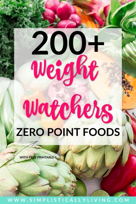 This is currently The Complete List of Zero Point Foods which is 200+ foods you can utilize to stay on track and help keep your points within the recommended daily and weekly range to maintain your weight loss goals. #weightwatchers #zeropoints #zeropointfoods #weightwatchersrecipes #freestyle Weight Watchers Zero Point Foods, Weight Watchers Food List, Zero Point Foods, Weight Watchers Points List, Weight Watchers Food Points, Weight Watchers Meal Plans, Weight Watchers Recipes Desserts, Weight Watchers Free, Weight Watcher Dinners