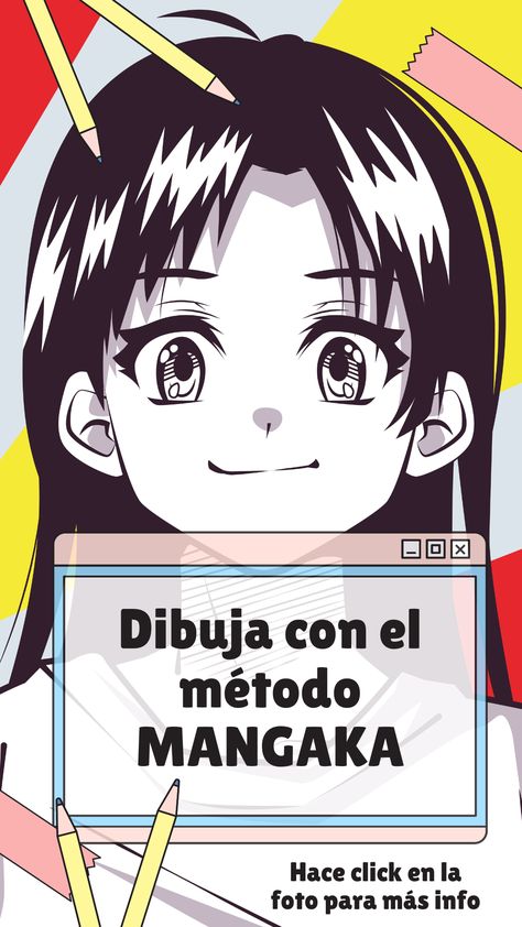 ¿Eres de aquellos que dibujan personajes y caricaturas en la última página del cuaderno? ¿Te gustaría aprender a dibujar manga? Si queres mas información, hacé click en la foto. #dibujo #arte #manga Manga Ideas, Drawing Manga, Anime Tutorial, Rei Ayanami, Anime Drawings Tutorials, Drawing Lessons, Art Challenge, Anime Kawaii, Manga Drawing