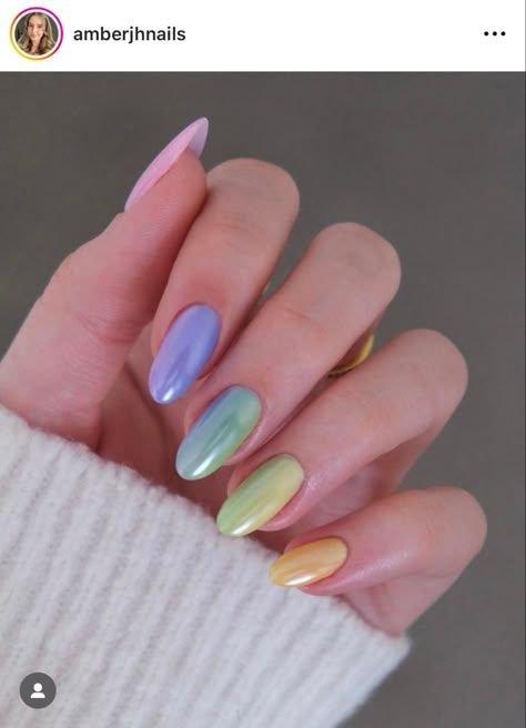 Ombre Chrome Nails, Pink Nail Art Designs, Simple Spring Nails, Milky Nails, Chrome Nails Designs, Cute Spring Nails, Pink Nail Art, Floral Nail Art, Spring Nail Art