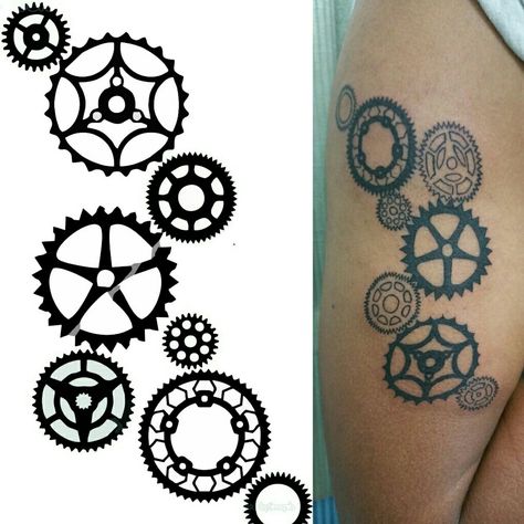 Tattoo For Mechanical Engineer!Artistic Gear Design.Mechanical Enginner Tattoo. Mechanical Engineering Tattoo, Engineer Tattoo Ideas, Engineering Tattoo, Alex Tattoo, Piano Tattoo, Gear Tattoo, Garden Tattoos, Garden Tattoo, Gear Design