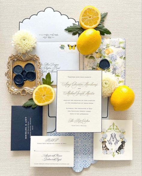 Sicilian Wedding Theme, Mediterranean Wedding Invitations, Italian Wedding Invitations, Sicilian Wedding, Wedding Color Pallet, Citrus Wedding, Colorful Wedding Flowers, Mediterranean Wedding, Amalfi Coast Wedding