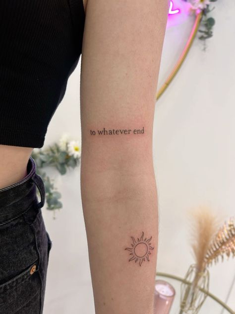 To Whatever End Tattoo Tog, The 13 Tattoo Tog, Throne Of Glass Back Tattoo, I Will Not Be Afraid Tattoo, Small Throne Of Glass Tattoo, Throne Of Glass Inspired Tattoos, Tog Inspired Tattoos, Ouabh Tattoo, Fireheart Tattoo Tog