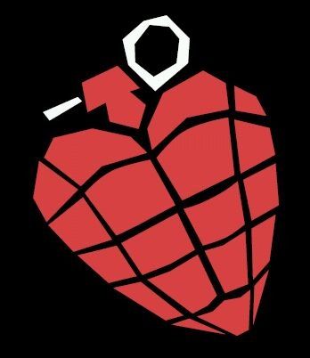 I'd like to incorporate this heart grenade into a tattoo because green day was the first rock concert I went to. :) Green Day, Black Background, Key, Green, Red, Black