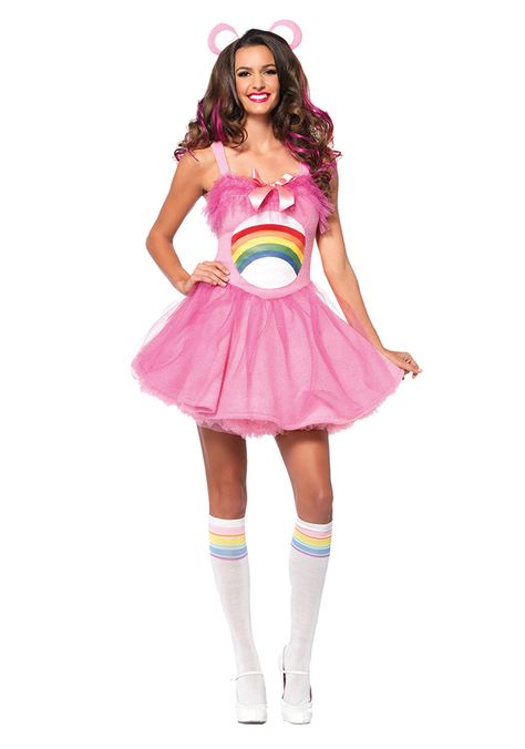 Bear Fancy Dress, Care Bears Halloween Costume, Care Bears Cheer Bear, Apple Costume, Cheer Bear, Bear Halloween, Bear Costume, Costume Women, Bear Outfits