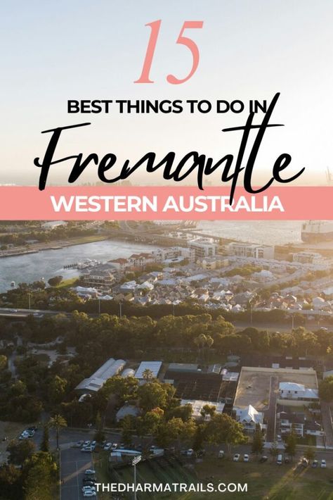 Experience the top attractions in Fremantle, Western Australia, just a stone's throw from Perth. Wander through the famous Fremantle Markets, take in the aesthetic beauty of the waterfront, and don't miss a tour of the historic Fremantle Prison. Whether you're a fan of the Dockers or love beach photography, Fremantle has something for everyone. #Fremantle #westernaustralia #perth Things To Do In Perth, Perth Aesthetic, Fremantle Perth Aesthetic, Perth Road Trip, Fremantle Perth, Mandurah Western Australia, Aesthetic Beauty, Stunning Photography, Short Trip