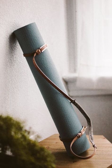 Hazelnut Yoga Mat Strap Fast and convenient way to carry your mat to and from your practice. Easy to store and ideal for travel. Customizable strap and Yoga Ashtanga, Yoga Mat Strap, Yoga Mats Best, Yoga Essentials, Tai Chi Chuan, Yoga Iyengar, Yoga Posen, Chair Yoga, Yoga Gear