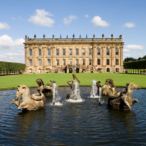 British Homes, Chatsworth House, Okayama, English Country House, England And Scotland, Great House, Stately Home, Historic Homes, Architecture House