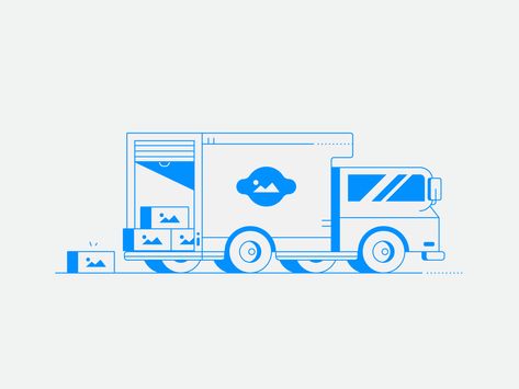 Friday Illustration, Ui Ux Inspiration, Truck Images, Car Animation, Ux Inspiration, Visual Strategy, Animation Inspiration, Vector Sketch, Car Illustration