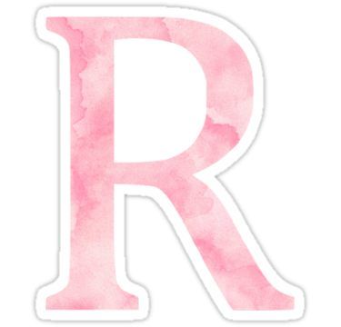 The Letter R Design, R Aesthetic Letter, Rakhi Stickers, R Lettering, R Aesthetic, Aesthetic Letter, R Letter, The Letter R, Pink Letters