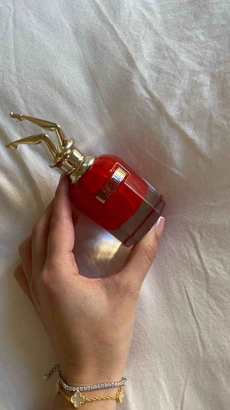 I feel so powerful when i wear this 😍 #scandal #perfume #sexy #girly Scandal Parfum, Scandal Perfume, Jean Paul Gaultier Scandal, Red Perfume, Essence Makeup, Fragrances Perfume Woman, Perfume Collection Fragrance, Feminine Fragrance, Bath And Body Works Perfume