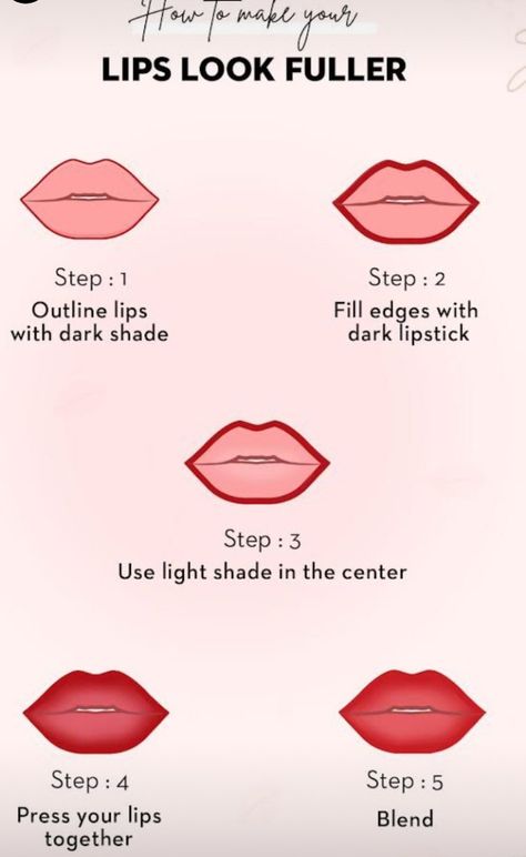 How To Do Lipstick, Lip Hacks, Trendy Makeup Looks, Makeup Hacks Videos, Makeup Order, Beginners Eye Makeup, Simple Makeup Tips, Beauty Makeup Tutorial, Makeup For Black Skin