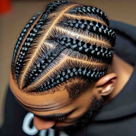 Man Dreadlocks Styles, Black Man Twists, Little Boy Braid Styles, Braids For Men Short Hair, Boy Braids Hairstyles Black For Kids, Mens Cornrows Design Black Men, Black Men Hairstyles Braids, Stud Hairstyles, Boys Braids