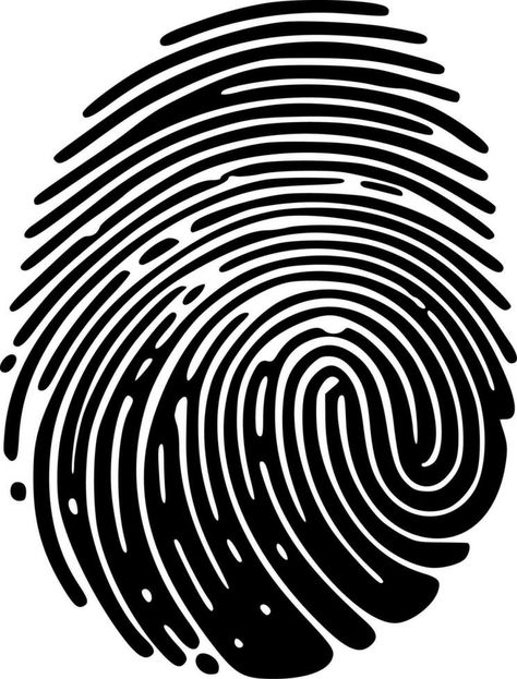 Fingerprint, Black and White Vector illustration Fingerprint Illustration, Illustration Advertisement, Black And White Vector, Vector Graphics, Fingerprint, Vector Free, Vector Illustration, Software, Clip Art