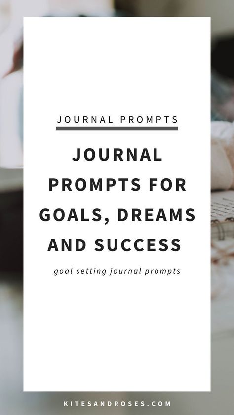 To help you understand which goals are most deserving of your attention, I’m sharing journal prompts for goals, dreams, and success. These goal setting journal prompts will aid you to identify which goals serve your dreams and which ones should be released. #journaling #journalprompts #personalgrowth Prompts For Goal Setting, Goal Setting Journal, Things To Write About, Things To Write, Goal Journal, Writing Topics, Work Goals, Success Goals, Journaling Prompts