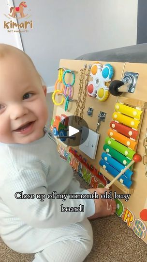 1.4M views · 42K reactions | Homemade busy board ..Best Wodden Gifts #busyboard #toddlers #bestwoodengifts #gifts | Kimari | kimari.bestwoodengifts · Original audio Homemade Busy Boards For Toddlers, Homemade Busy Board, Baby Activities 6-12 Months, Baby Busy Board Diy, Homemade Baby Gifts, Diy Busy Board, Toddler Activity Board, Busy Board Baby, Baby Workout