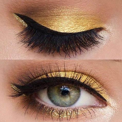 Golden glam!✨ Mad love for this look @iheartmakeupart created using shades from our showstopper palette & tarteist clay paint liner! #showstopper #glam #beauty #makeup #tarteist #tarteistry #tartelette