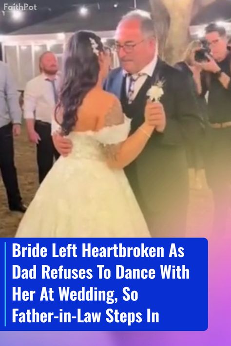 “I waited my whole life and was so excited to dance with my dad on my wedding day. I was so heartbroken,” Dance With My Father, Love Bears All Things, Inspirational Stories, My Wedding Day, Father Daughter Dance, Genuine Love, Father In Law, Love Bear, My Whole Life