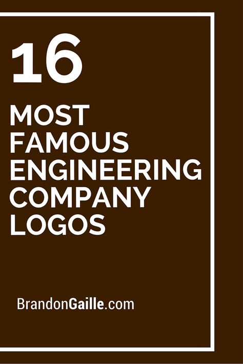 16 Most Famous Engineering Company Logos Print Company Logo, Printing Company Logo, Engineering Companies, Billion Dollars, Unemployment Rate, Seo For Beginners, Delivery Company, Creative Names, Company Logos