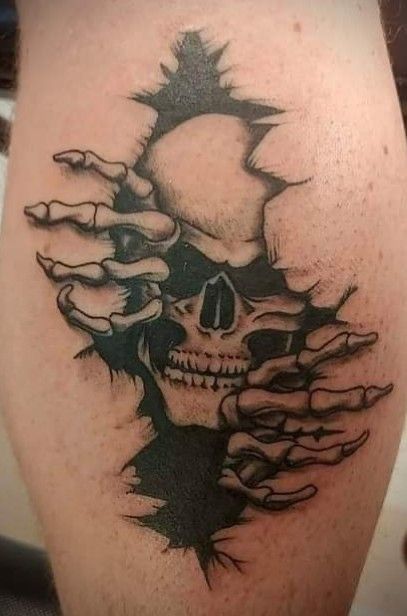 Skull With Flames Tattoo, Skull On Fire Tattoo, Skull Wings Tattoo, Flaming Skull Tattoo, Pretty Skull Tattoos, Skull Face Tattoo, Ripped Skin Tattoo, Small Skull Tattoo, Flesh Tattoo