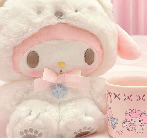 Cute Plush Aesthetic, Y2k Pfp, Samsung Galaxy Tablet, Melody Hello Kitty, Kawaii Core, Kawaii Plushies, Pink Girly Things, Hello Kitty Plush, Pink Vibes