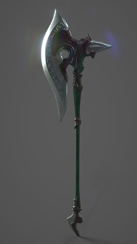 ArtStation - Battle Axe, Ardan Maulana Fantasy Axes Design Drawing, Dual Axes Concept Art, Fantasy Battle Axes Design, Greataxe Concept Art, Dnd Greataxe Art, Dnd 5e Battleaxe, Magic Greataxe, Fantasy Greataxe, Greataxe Dnd