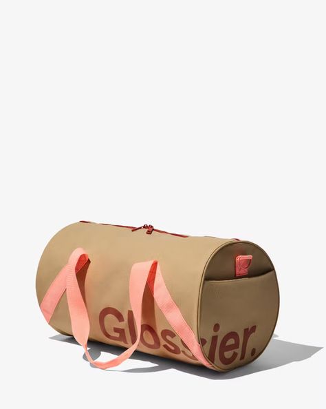 Duffle Bag – Glossier Desert Rose Care, Glossier Logo, Glossier Bag, Canvas Duffel Bag, Canvas Duffle Bag, Rose Care, Pink Desert, Rose Brand, Bags Aesthetic