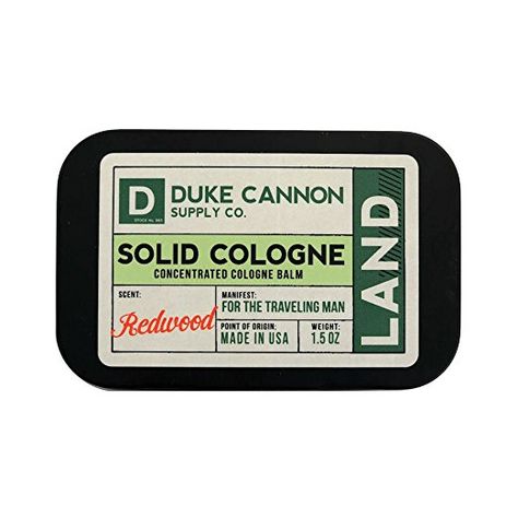 Solid Cologne, Duke Cannon, Hard Working Man, Travel Perfume, Palm Kernel Oil, Busy Life, Natural Essential Oils, Mens Fragrance, Smell Good