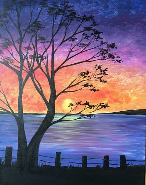 30 Easy Landscape Paintings, Simple Acrylic Painting Ideas, Easy Canva – Paintingforhome Landscape Painting Ideas For Beginners, Easy Landscape Painting Ideas, Easy Nature Paintings, Landscape Painting Ideas, Easy Landscape Painting, Easy Landscape, Easy Landscape Paintings, Painting Ideas For Beginners, Acrylic Painting Ideas