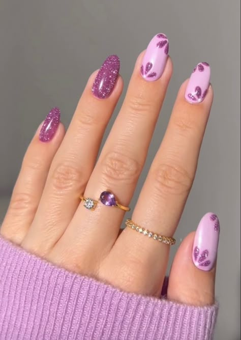 Fall Purple Nails, Fall Purple, Hello Nails, Simple Gel Nails, Classy Acrylic Nails, Short Acrylic Nails Designs, Halloween Nail, Sparkly Nails, Halloween Nail Art