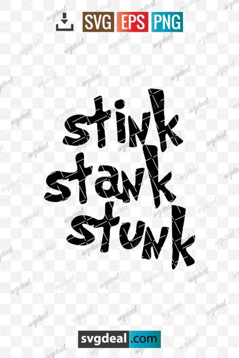 Stink Stank Stunk Svg Stink Stank Stunk Printable, Free Grinch Svg Files For Cricut, Stink Stank Stunk Svg, Grinch Svg Free, Grinch Ideas, Stink Stank Stunk, Grinch Png, Grinch Christmas Tree, Cricut Cuttlebug